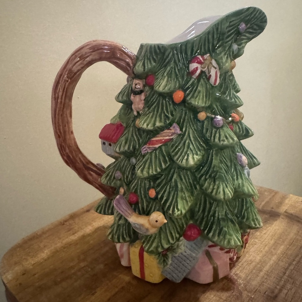 Ceramic Spode Christmas Tree Pitcher
